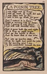 Lieder der Unschuld und der Erfahrung, Platte 50, Ein Giftbaum (Bentley 49)